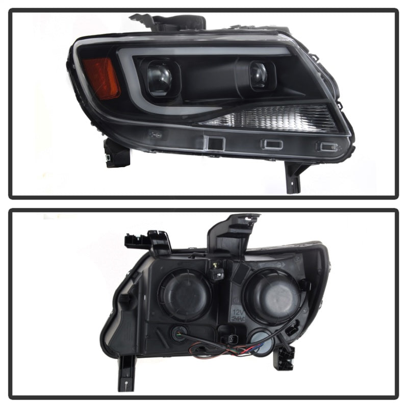 SPYDER xTune Chevy Colorado 15-17 Halogen Only Projector Headlights - DRL - Black PRO-JH-CCO04-LBDRL-BK 9039287 9039287 Photo - Unmounted