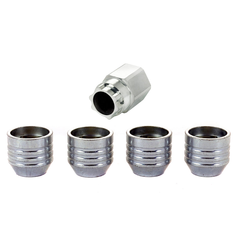 McGard Wheel Lock Nut Set - 4pk. (Under Hub Cap / Cone Seat) M14X2.0 / 13/16 Hex / .893in. Length 24024 24024 Photo - Primary