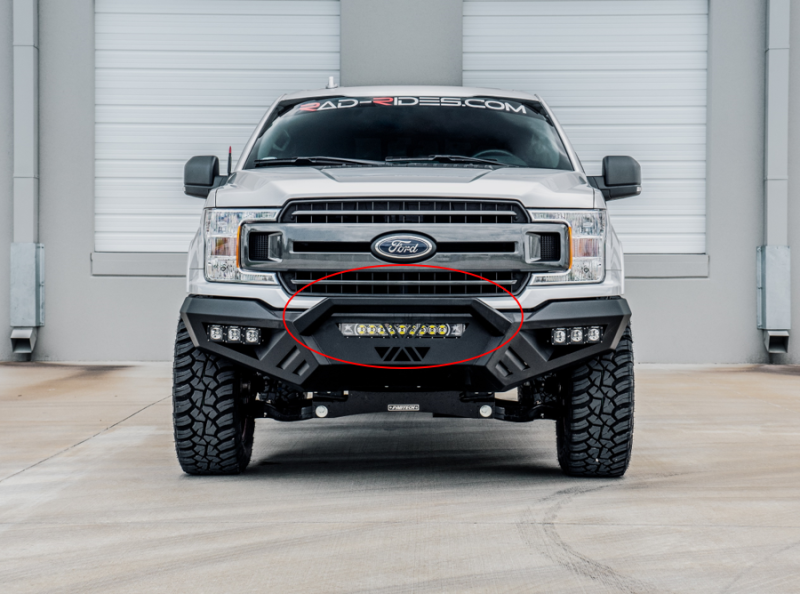 Road Armor 18-20 Ford F150 SPARTAN Front Bumper Bolt-On Pre-Runner Guard - Tex Blk 6181XFPRB 6181XFPRB Photo - Primary