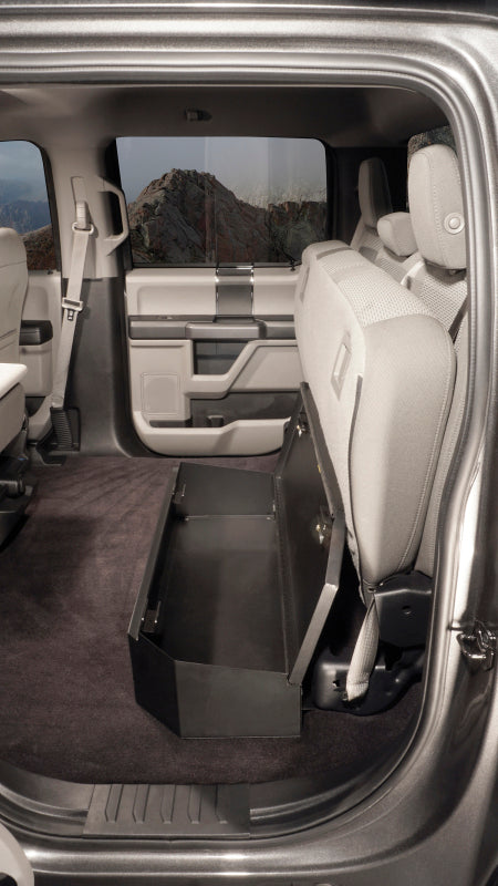 Tuffy Products Tuffy Underseat Lockbox 2/3 Length W/ Keyed Lock For Ford Fseries Supercrew 344-01 344-01 Photo - Mounted