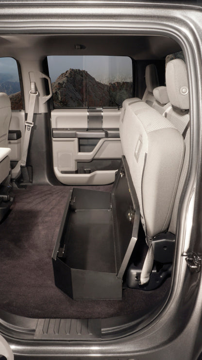 Tuffy Products Tuffy Underseat Lockbox 2/3 Length W/ Keyed Lock For Ford Fseries Supercrew 344-01 344-01 Photo - Mounted
