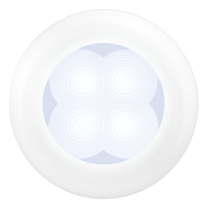 Hella  '0500 Series' Slim Line White 12V DC Round Soft LED Courtesy Lig 980500041 Photo - Primary