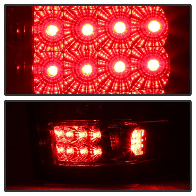 SPYDER Xtune Ford F150 Styleside 04-08 LED Tail Lights Red Clear ALT-ON-FF15004-LED-RC 5034069 5034069 Photo - Unmounted
