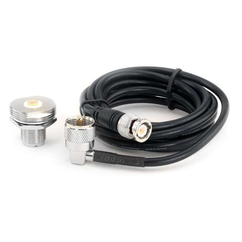 Rugged Radios 7 Ft Antenna Coax Cable Kit with BNC Connector for handheld radios - by Rugged Radios NMO-RACE-BNC NMO-RACE-BNC Photo - Primary