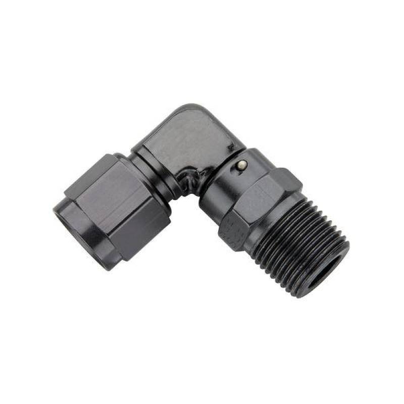 Fragola -12AN Female Swivel To 1/2 NPT - 90 Degree - Black 499413-BL 499413-BL User 1