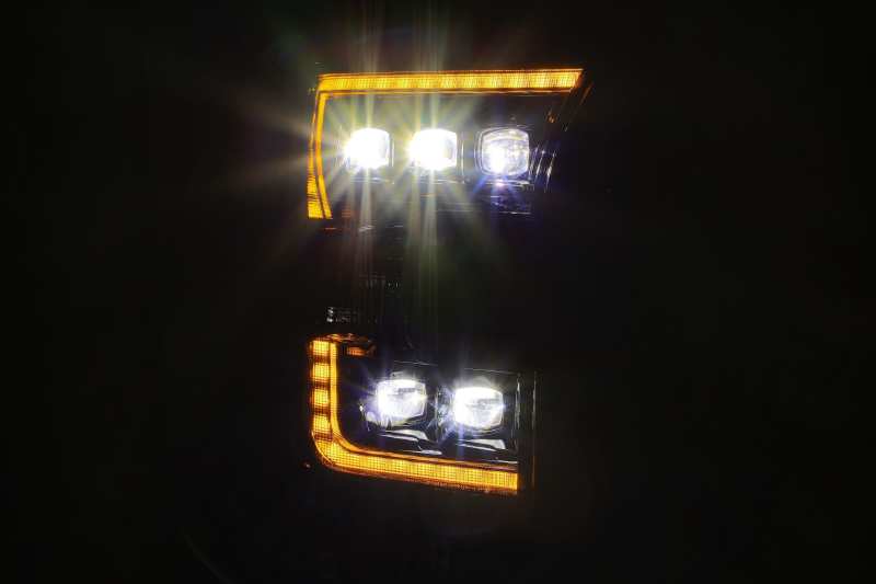 AlphaRex 17-20 Ford Raptor NOVA LED Proj Headlights Plank Style Alpha Black w/Activ Light/Seq Signal 880163 880163 User 4