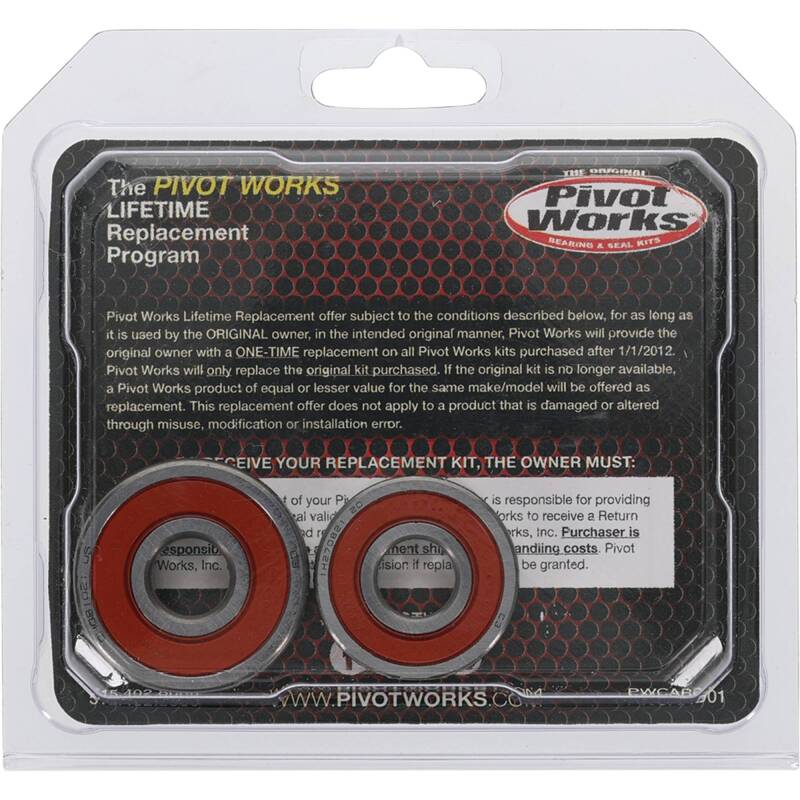 Pivot Works Honda, Kawasaki, Suzuki, Yamaha Wheel Bearing Kit Premium Bearings 25-1177-P 25-1177-P Photo - Primary
