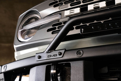 DV8 Offroad 2021-2022 Ford Bronco (Not For Factory Plastic Bumper) Factory Bumper Bull Bar - Black LBBR-06 LBBR-06 Photo - Close Up