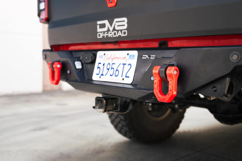 DV8 Offroad Elite Series D-Ring Shackles - Pair (Red) UNSK-01RD UNSK-01RD Photo - Unmounted