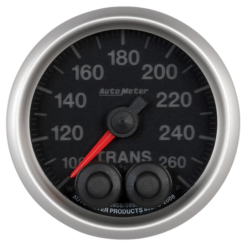 Autometer Gauge, Trans Temp, 2 1/16", 260 deg. F, Stepper Motor w/Peak & Warn 5658 Photo - Primary