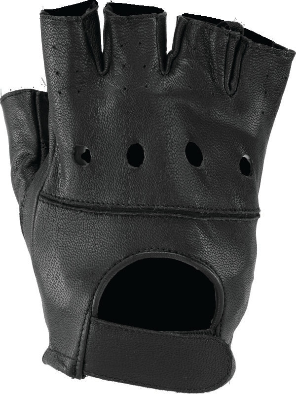 Kuryakyn Leather By River Road Diamond Shorty Gloves Black Womens - Medium 094497 094497 User 3