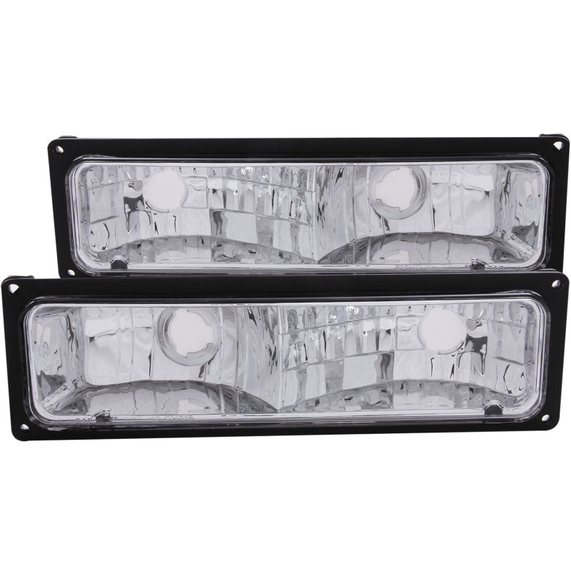 Anzo 1988-1998 Chevrolet C1500 Euro Parking Lights Black 511033 Photo - Primary