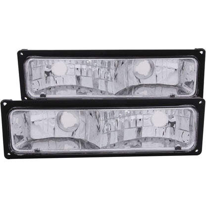 Anzo 1988-1998 Chevrolet C1500 Euro Parking Lights Black 511033 Photo - Primary