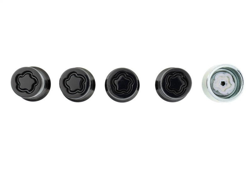 Ford Racing M14 x 1.5 Black Security Lug Nut Kit - Set of 4 M-1A043-A M-1A043-A Photo - Unmounted
