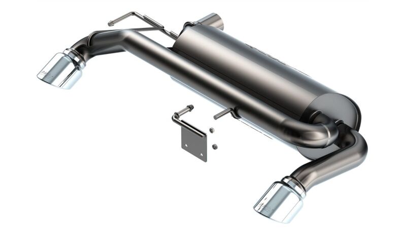 Borla 21-22 Ford Bronco 2.7L V6 4WD S-Type Axle Back Exhaust w/ Bright Chrome Tips 11977 11977 Photo - Primary
