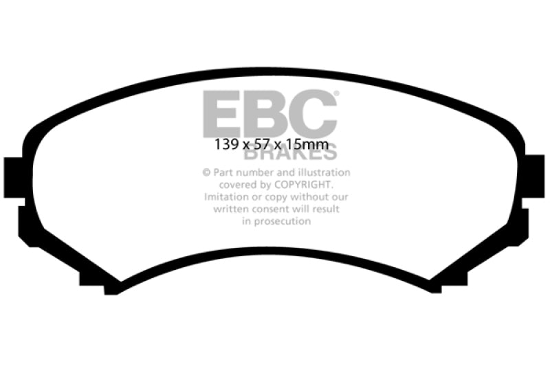 EBC Disc Brake Pad Set DP61619 Photo - Primary