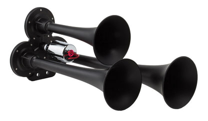 Kleinn Air Horns Kleinn Chrome Triple Horn/ 12.5In/10In/7.5In - Chrome-Plated Zinc Alloy 130 130 User 1