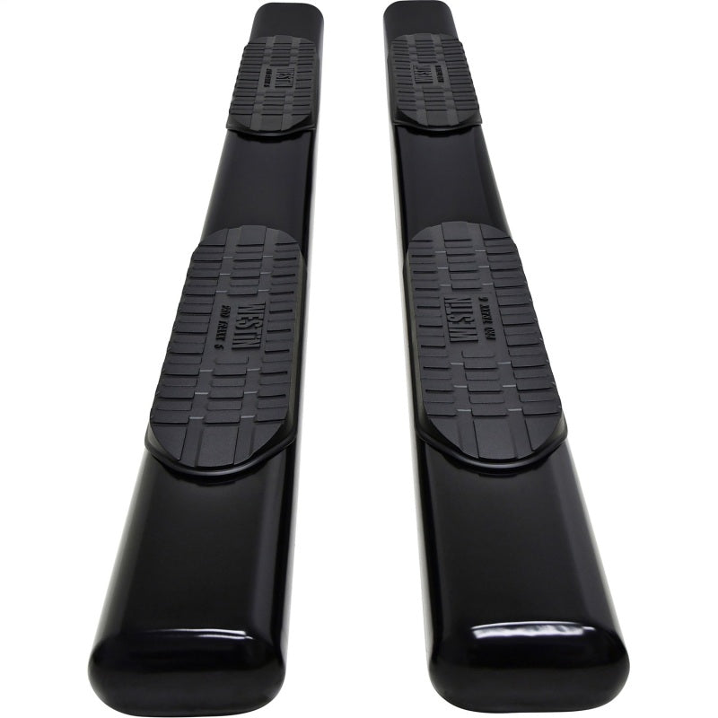 Westin 19-21 Chevrolet Silverado Crew Cab PRO TRAXX 6 Oval Nerf Step Bars - Black 21-64135 21-64135 Photo - Unmounted