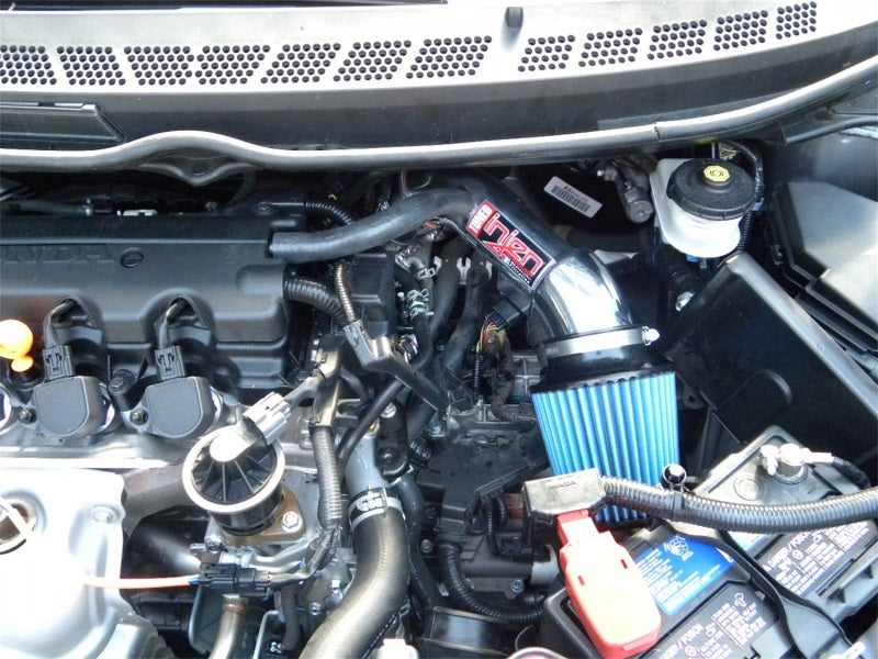 Injen Polished Cold Air Intake 06-11 Honda Civic Ex 1.8L 4 Cyl SP1570P Photo - Mounted