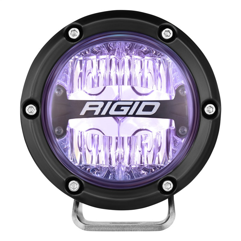 Rigid Industries 360-Series 4in LED Off-Road Drive Beam - RGBW (Pair) 36401 36401 Photo - Unmounted