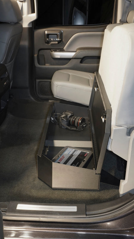 Tuffy Products Tuffy Underseat Lockbox 2/3 Length W/ Keyed Lock For Chevrolet Silverado & Gmc Sierra 340-01 340-01 Photo - Mounted