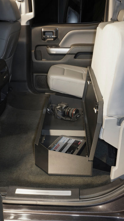 Tuffy Products Tuffy Underseat Lockbox 2/3 Length W/ Keyed Lock For Chevrolet Silverado & Gmc Sierra 340-01 340-01 Photo - Mounted