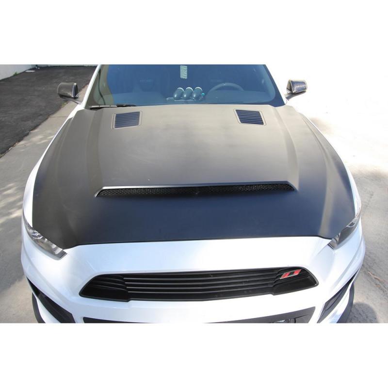 Anderson Composites 2015-2017 Ford Mustang Super Snake Style Hood Fiberglass AC-HD15FDMU-SN-GF AC-HD15FDMU-SN-GF User 4