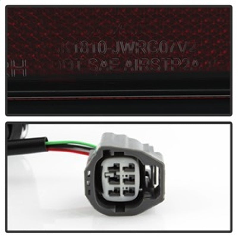 Spyder 07-16 Jeep Wrangler Verison 2 Light Bar LED Tail Lights - Smoke (ALT-YD-JWA07V2-LBLED-BSM) 5084781 5084781 Photo - Unmounted
