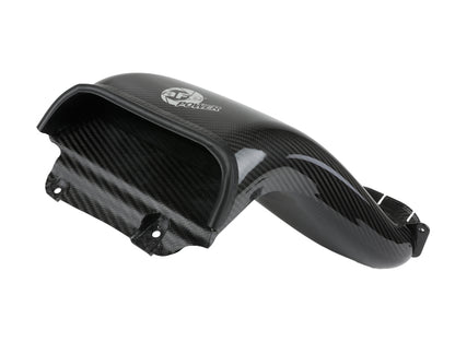 aFe Quantum Cold Air Intake System Scoop 18-20 Ford F150 EcoBoost V6-3.5L/2.7L - Carbon Fiber 53-10008SC 53-10008SC Photo - Primary