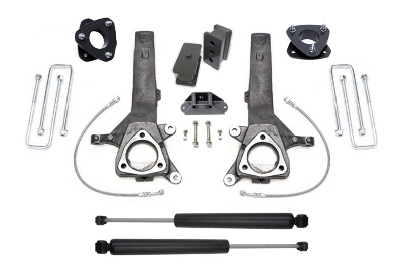 MaxTrac 04-18 Nissan Titan 2WD 6.5in/4in MaxPro Spindle Lift Kit w/MaxTrac Shocks K885364 K885364 Photo - Primary