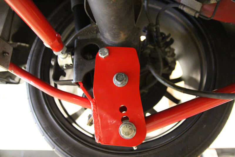 UMI Performance 05-14 Ford Mustang Rear Control Arm Relocation Brackets- Bolt In 1060-B 1060-B User 3