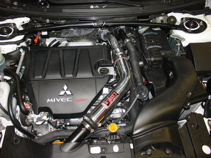 Injen Polished Upper Intercooler Pipe 2009 Lancer Ralliart 2.0L Turbo SES1837ICP Photo - Mounted