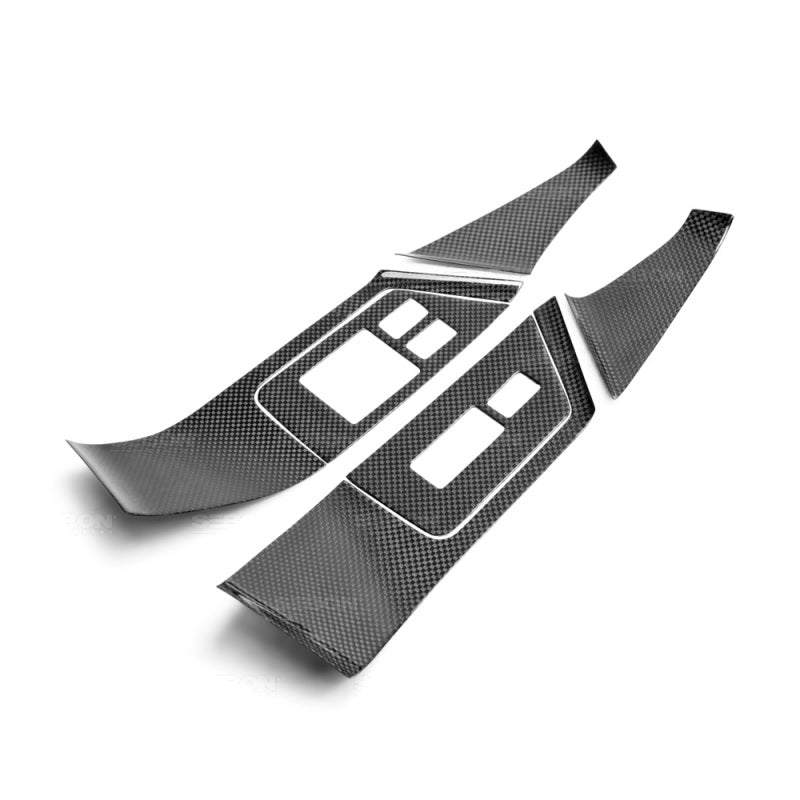 Seibon Carbon Fiber Interior Door Trim Set (12 pcs) Nissan GTR 2009-2014 CFI0910NSGTR-C CFI0910NSGTR-C Photo - Primary