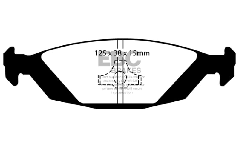 EBC Disc Brake Pad Set DP2635 Photo - Primary