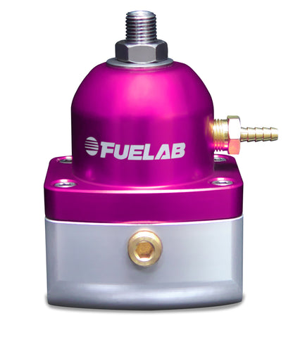 Fuelab 515 Carb Adjustable FPR 4-12 PSI (2) -10AN In (1) -6AN Return - Purple 51503-4 51503-4 Photo - Primary