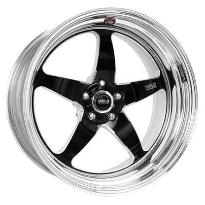 Weld S71 20x15.5 / 5x4.75 BP / 6in. BS Black Wheel (Low Pad) - Non-Beadlock 71LB0155B60A 71LB0155B60A Photo - Primary
