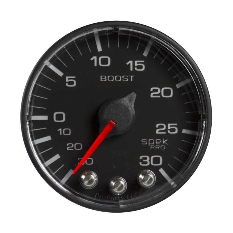 Autometer Spek-Pro 52.4mm 30inHG-30PSI Digital Stepper Motor Vac/Boost Gauge P302328 P302328 Photo - Primary