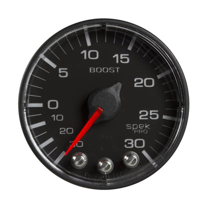 Autometer Spek-Pro 52.4mm 30inHG-30PSI Digital Stepper Motor Vac/Boost Gauge P302328 P302328 Photo - Primary