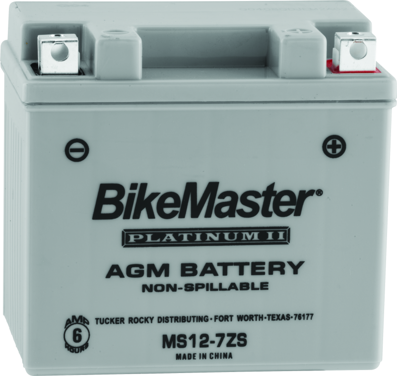 BikeMaster AGM Battery - MS12-7ZS 780742 780742 Photo - Primary