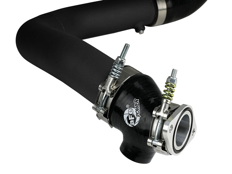aFe BladeRunner 2.5in Aluminium Hot Side Charge Pipe 15-20 Subaru WRX 2.0T - Black 46-20378-B 46-20378-B Photo - Unmounted