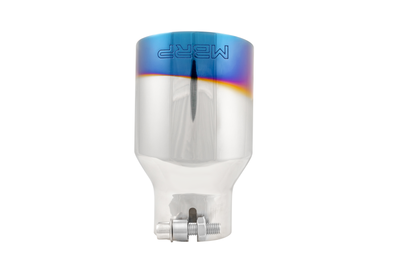 MBRP Burnt End Tip 2.5 ID 4 ID Out 6.5 length Single Wall Angle Cut 304 Stainless Steel T5176BE T5176BE Photo - out of package