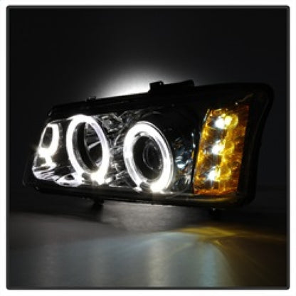 Spyder Chevy Silverado 1500 03-06 Projector Headlights LED Halo LED Ambr Reflctr Ch PRO-YD-CS03-AM-C 5009463 5009463 Photo - Unmounted