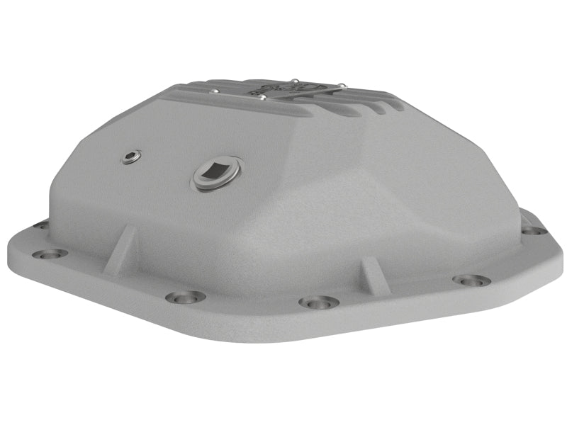 aFe 97-18 Jeep Wrangler TJ/JK Dana 44 Street Series Differential Cover w/ Machined Fins - Raw 46-71110A 46-71110A Photo - Unmounted