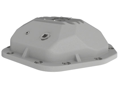 aFe 97-18 Jeep Wrangler TJ/JK Dana 44 Street Series Differential Cover w/ Machined Fins - Raw 46-71110A 46-71110A Photo - Unmounted