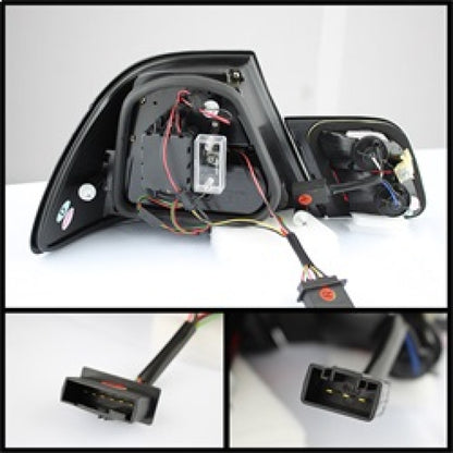 Spyder BMW E46 00-03 2Dr Coupe Light Bar LED Tail Lights Red Clear ALT-YD-BE4600-LBLED-RC 5073822 5073822 Photo - Primary