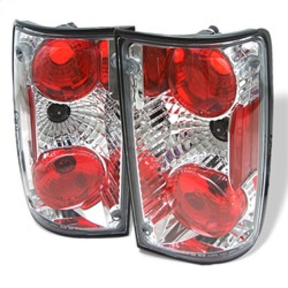 Spyder Toyota Pick Up 89-95 Euro Style Tail Lights Chrome ALT-YD-TP89-C 5007643 5007643 Photo - Primary