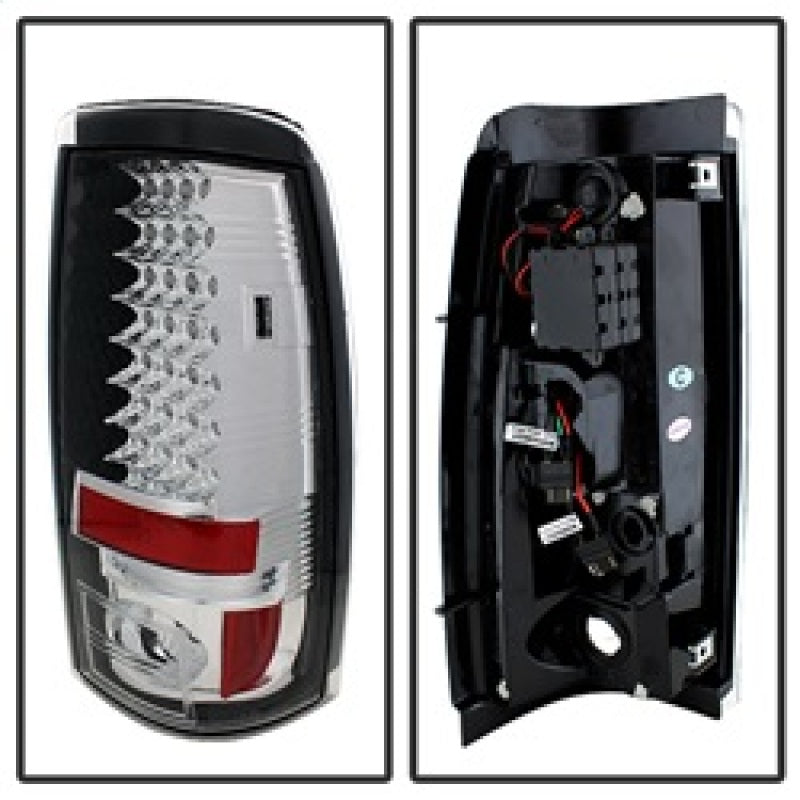 Spyder Chevy Silverado 1500/2500 03-06 (Does Not Fit Stepside)LED Tail Lights Chrm ALT-YD-CS03-LED-C 5001733 5001733 Photo - Unmounted