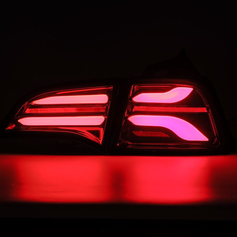 AlphaRex 17-22 Tesla Model 3 PRO-Series LED Tail Lights Jet Black w/Seq Sig 601010 601010 User 1