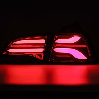 AlphaRex 17-22 Tesla Model 3 PRO-Series LED Tail Lights Jet Black w/Seq Sig 601010 601010 User 1