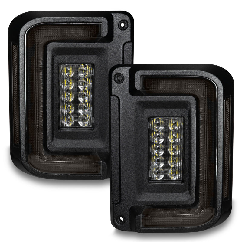 ORACLE Lighting Oracle 07-17 Jeep Wrangler JK Flush Mount LED Tail Lights - Tinted 5891-504-T 5891-504-T Photo - out of package